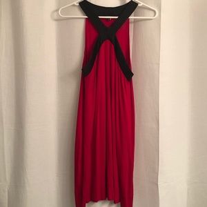 Express red party dress